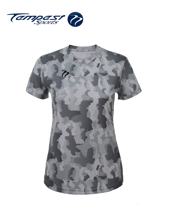 Tempest Tour Silver Womens Camo T